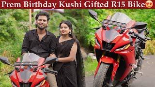 Prem Birthday Kushi Gifted New R15 Bike   Happy Birthday VJ Prem
