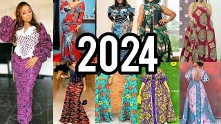 Most fascinating and fabulous Ankara dress designs 2023 Ankara Long gown stylesAnkara styles 2023