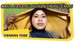 Cara Pasang Hijab Kuning Emas