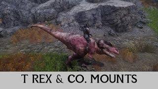 Skyrim Mod Ride a Dinosaur - T-Rex & Co. Mounts and Armies