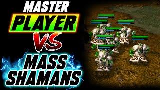 Beating Masters with STUPID STUFF - Mass Shamans - WC3 - Grubby