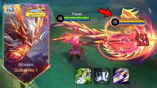 TOP 1 GLOBAL MOSKOV BEST 1 HIT DELETE BUILD 2024 recommended build and emblem - MLBB