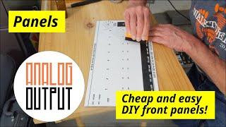 Panels Cheap and easy DIY front panels