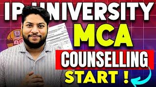 IP University MCA Admission 2024 Online counselling Start Important Dates