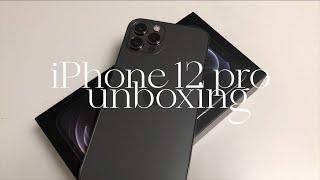 IPHONE 12 PRO UNBOXING GRAPHITE 