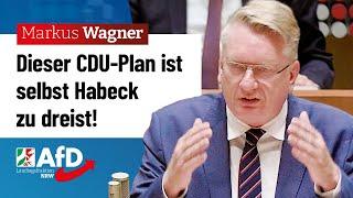 Dieser CDU-Plan ist selbst Habeck zu dreist – Markus Wagner AfD