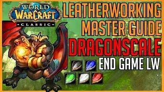 Classic Vanilla WoW Professions  Dragonscale Leatherworking Master Guide Leatherworking
