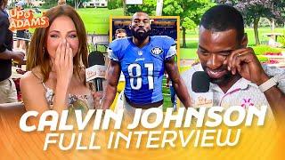 Calvin Johnson Emotional After Lions Ring Of Honor Announcement  Full Interview