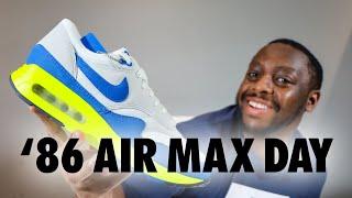 Nike Air Max 1 86 AMD Royal Blue On Foot Sneaker Review QuickSchopes 661 Schopes HF2903 100 Day