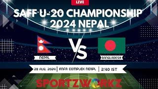 NEPAL VS BANGLADESH  FINAL SAFF U-20 Men’s Championship 2024 NEPAL