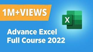 Advanced Excel Full Course 2022  Advanced Excel Functions  MS Excel 19 Training  Simplilearn