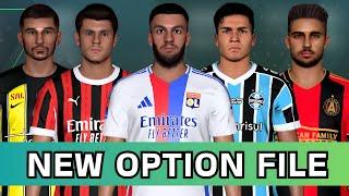 PES 2017  New Option File 2024 - Summer Transfers July 2024