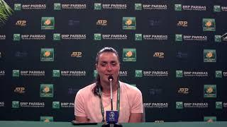 Ons Jabeur Semi Final Pressed Conference 2021 BNP Paribas Open