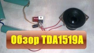 Обзор TDA1519A - УНЧ