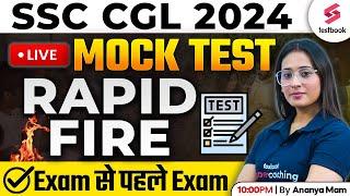 SSC CGL 2024 English Mock Test  English Live Mock Test Rapid Fire SSC CGL 2024  By Ananya Maam