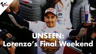 The unseen footage from Lorenzos final weekend