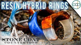 Making Wood and Resin Hybrid Rings with Stone Coat Countertops