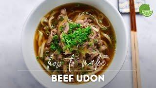 Beef Niku Udon Recipe in 30 minute