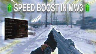 HOW TO SPEED BOOST IN MW3 FOR FASTER MOVEMENT BEST MOVEMENT MECHANIC SO FAR  COD MW3