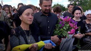 Ukrainian Defender Laid To Rest During Emotional Funeral In His Liberated Village