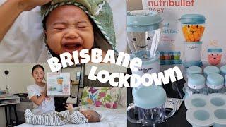 Brisbane Lockdown Nutribullet Baby Unboxing + Puree food  Mama Diaries