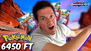 Opening POKEMON Cards... On A MOUNTAIN