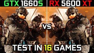 GTX 1660 Super vs RX 5600 XT  Test in 16 Games at 1080p  Which One is Better?   2023