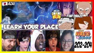 Sasuke vs 5 Kage Naruto Shippuden Episode 202-204 REACTION MASHUP