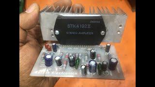 How to make amplifier using STK IC