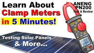 Clamp Meter Basics in 5 Minutes For DIY Solar Power & More - affordable and accurate #review