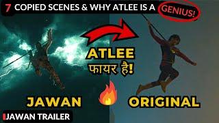 7 Jawan Copied Scenes & Why Atlee is a Genius Director  Hidden Details  Jawan Trailer