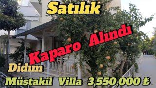 KAPARO ALINDI 🟧 Denize Yakın Bahçeli Müstakil Yazlık #villa #forsale #ev