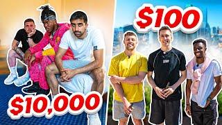 SIDEMEN $10000 VS $100 HOTEL