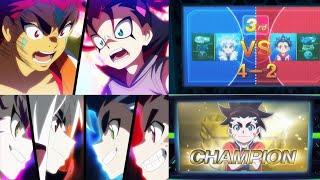 ALL END SEASONS OF BEYBLADE BURST   Season 1 to Season 6 