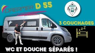 Présentation Fourgon DREAMER D55 FUN + Collection 2024 *Instant Camping-Car*