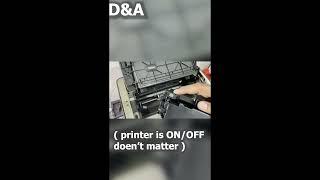 HP Laserjet p1007 cleaning & New tonner installing  HINDI  + ENGLISH SUBTITLES 