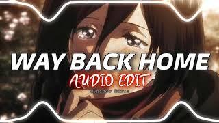 Way back home - shaun『edit audio』