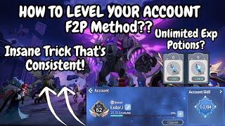 Summoners War Chronicles HOW TO GET Account Levels INSANE Consistent Level Methods