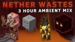 Nether Wastes Ambient Sounds 3 HOURS  Minecraft 1.16 Nether Ambiance