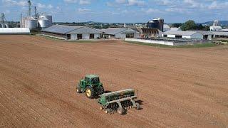 Seeding Triticale & Spreading Manure