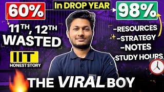 IIT JEE Story of an Average Student From 60%ile to 98%ile in JEE Mains  IIT Motivation #iit