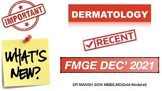 FMGE DEC 2021 RECALL Q & A WITH EXPLANATIONS  DERMATOLOGY