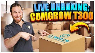 LIVE UNBOXING  + First Prints Comgrow T300 3D Printer