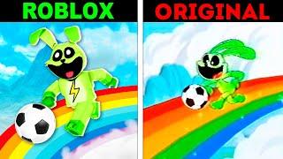 The Best Roblox TikTok of SMILING CRITTERS   ROBLOX vs ORIGINAL  CATNAP CRITTERS Funny TikToks