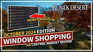 Window Shopping  Central Market Price Review October 2024  Black Desert