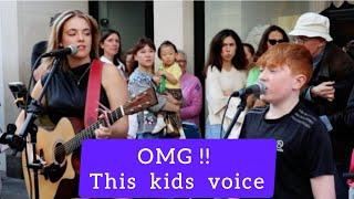 YOUNG 13 year old Ed Sheeran KID with the most BEAUTIFUL IRISH VOICE - Allie Sherlock cover