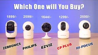 Top 5 Best Wireless WiFi Security Cameras 2024  5 Best Indoor WiFi CCTV Cameras for Home in India