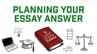 Planning Your Essay Answer