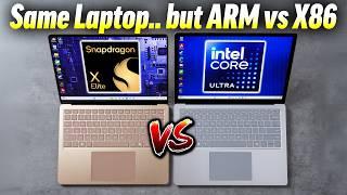 Intel chip vs X Elite in the SAME Laptop - Who will win?