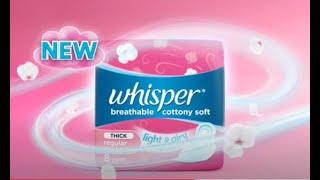 NEW Whisper Breathable Cotton Pads #HingaLangGirl